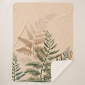 水彩樹木4 シェルパブランケット (正面)