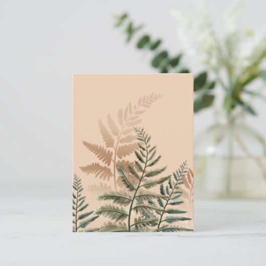 水彩樹木4 ポストカード (スタンド正面)