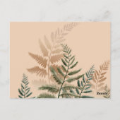 水彩樹木4 ポストカード (裏面)