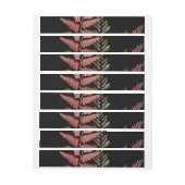 水彩樹木5 ラップアラウンドラベル (シート)