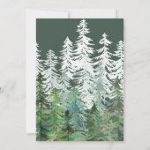水彩樹木 法人 緑 エレガント シーズンカード (裏面)