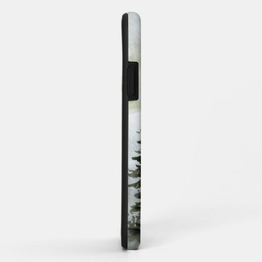 水彩樹林林モノグラム Case-Mate iPhoneケース (裏面/右)