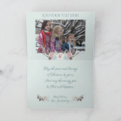 水彩樹林鹿 カード (内部)