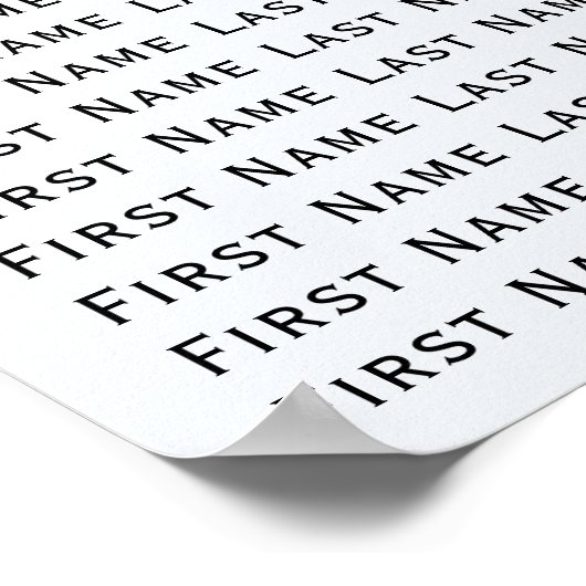 水彩樹素朴野原結婚の席 ポスター (角)