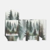 水彩樹素朴野結婚野 フェイバーボックス (折り畳みなし)