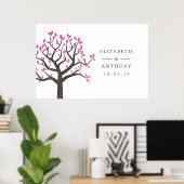 水彩樹結婚の ポスター (ホームオフィス)