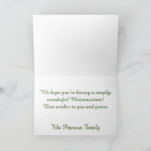 水彩樹 カード (内部)