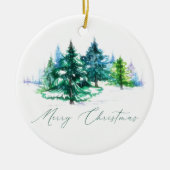水彩樹 セラミックオーナメント (正面)