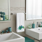 水彩樹 ハンドタオル