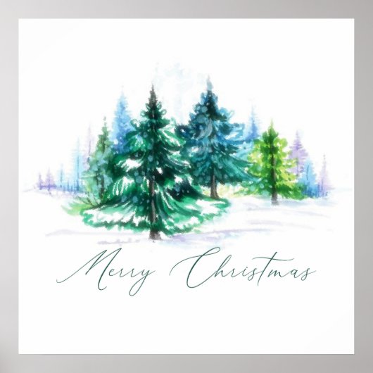 水彩樹 ポスター (正面)