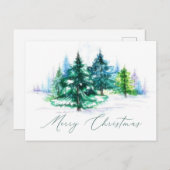 水彩樹 ポストカード (正面/裏面)