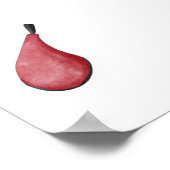 水彩武術芸術目標ポスター ポスター (角)