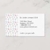 水彩歯の歯科治療 名刺 (裏面)