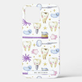 水彩歯 |歯科衛生士 Case-Mate iPhoneケース (裏面)