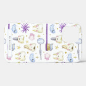 水彩歯 |歯科衛生士  Case-Mate iPhoneケース (裏面 (横))