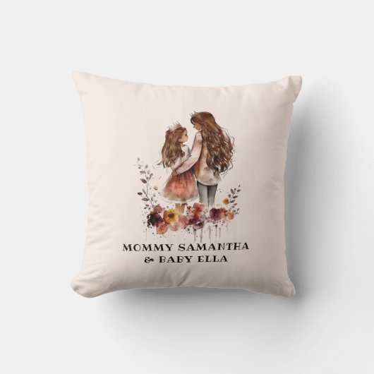 水彩母娘(1) クッション (正面)