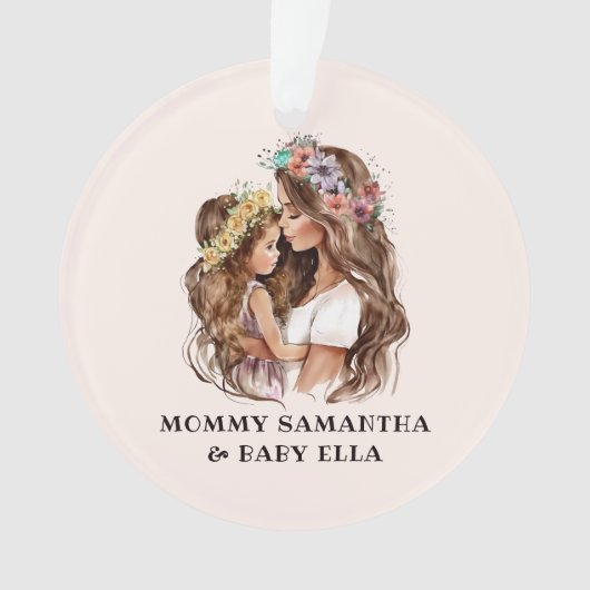 水彩母娘(2) オーナメント (正面)