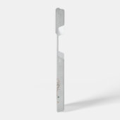 水彩母親父ウルフ&カッブ動物アート iPhoneケース (左側面)