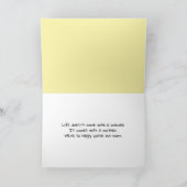 水彩母鴨お母さんの誕生日 カード (内部)