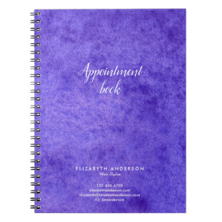 水彩毛サロンアポイントメント本 ノートブック