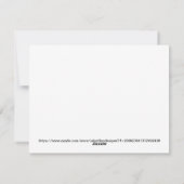 水彩毛布とクリスマスパピー シーズンカード (裏面)