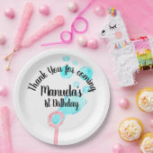 水彩気泡ワンドポップ・アートのポップ・アートのポップ・アートの誕生日 ペーパープレート (パーティー)