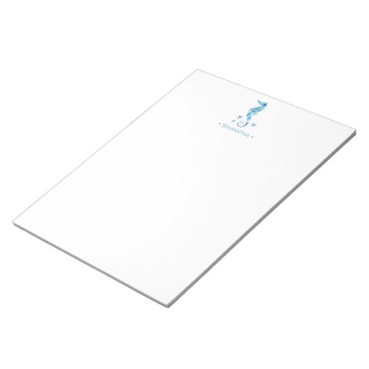 水彩水上文具パーソナライズされた具 ノートパッド (アングル)