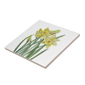 水彩水彩ダッフルズフラワーポートレートイラストレーション タイル (側面)