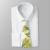 水彩水彩ダッフルズフラワーポートレートイラストレーション ネクタイ (タイ)