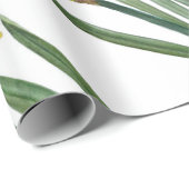 水彩水彩ダッフルズフラワーポートレートイラストレーション ラッピングペーパー (ロールコーナー)