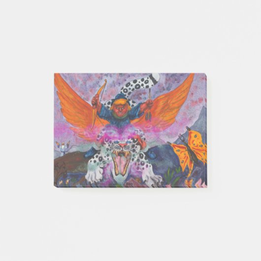 水彩水彩ファンタジーイラストレーションワールド ポストイット (正面)