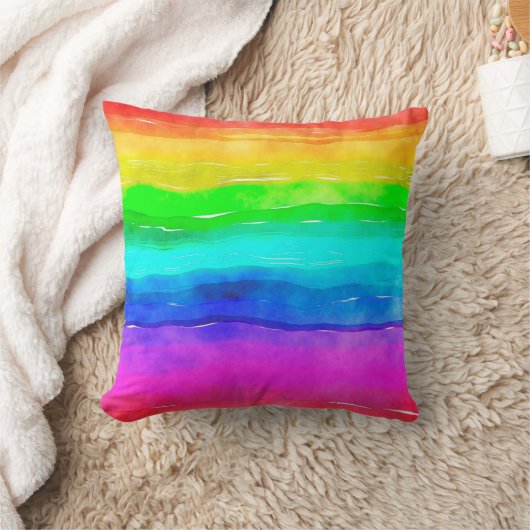 水彩水彩洗絵を描浄 クッション (ブランケット)