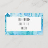 水彩水晶名刺 名刺 (裏面)