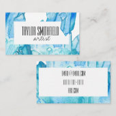 水彩水晶名刺 名刺 (正面/裏面)