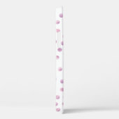 水彩水玉模様、ピンクの幾何学的な背景。 Case-Mate iPhoneケース (裏面 / 右)