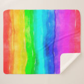 水彩水絵を描彩 シェルパブランケット (正面(横))