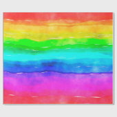 水彩水絵を描彩 ラッピングペーパー (フラット)