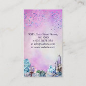 水彩治癒クリスタル名刺 名刺 (裏面)
