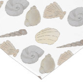 水彩沿岸の貝殻 ショートテーブルランナー (コーナー)