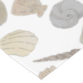 水彩沿岸の貝殻 テーブルクロス (アングル)