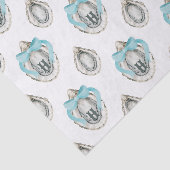 水彩沿岸カキスターブルーボウモノグラム 薄葉紙 (詳細)