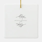 水彩沿岸カニ セラミックオーナメント (裏面)