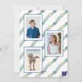 水彩沿岸クリスマスガーランド写真 シーズンカード (裏面)