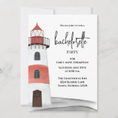 水彩沿岸バチェロレッテカスタム 招待状 (正面)