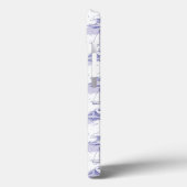 水彩波と船のパターン Case-Mate iPhoneケース (裏面 / 左)