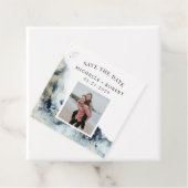 水彩波の海岸日付写真を保存 フェイバータグ (インサイチュ)