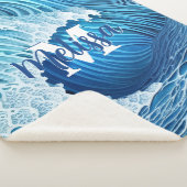 水彩波 シェルパブランケット (3/4)