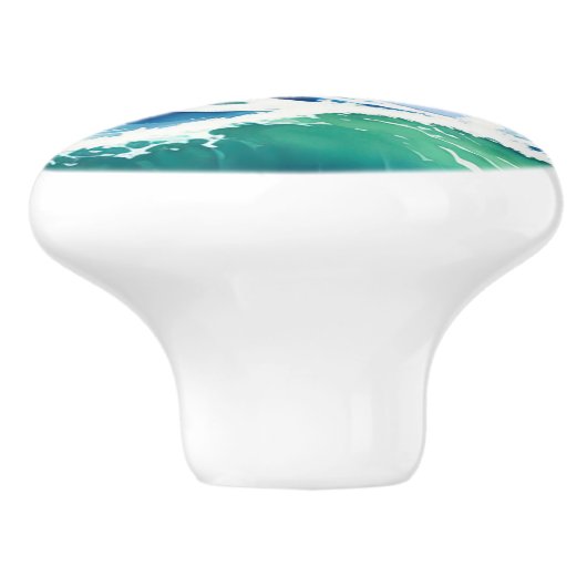 水彩波 セラミックノブ (側面)