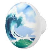 水彩波 セラミックノブ (右)