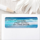 水彩波 ラベル (インサイチュ)